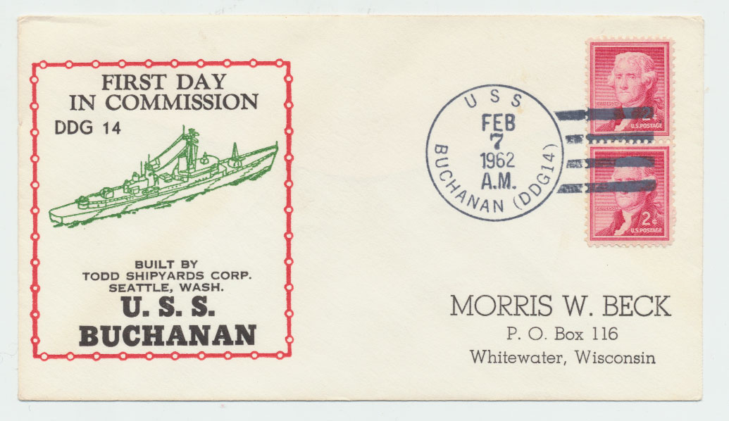 Beck Naval Covers Numbered Series 150